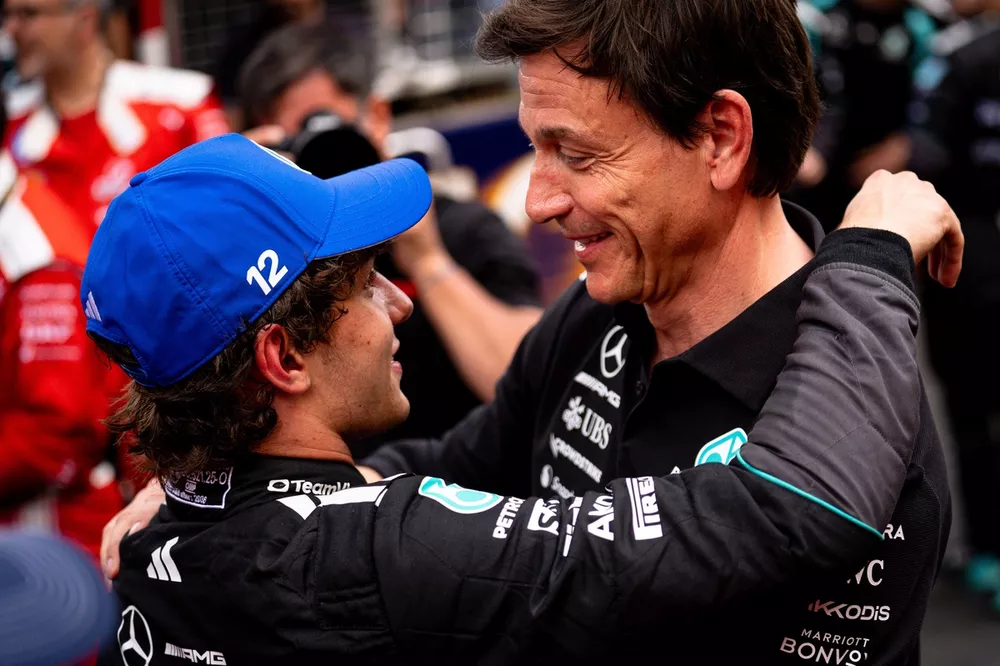 Andrea Kimi Antonelli, Mercedes, Toto Wolff, Mercedes