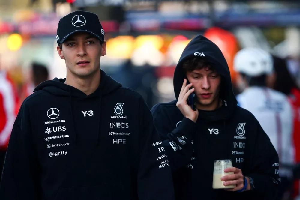Andrea Kimi Antonelli, Mercedes, George Russell, Mercedes