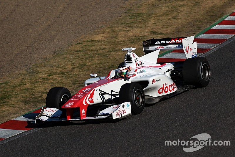 スーパーフォーミュラ開幕前夜。練習走行で野尻がトップ