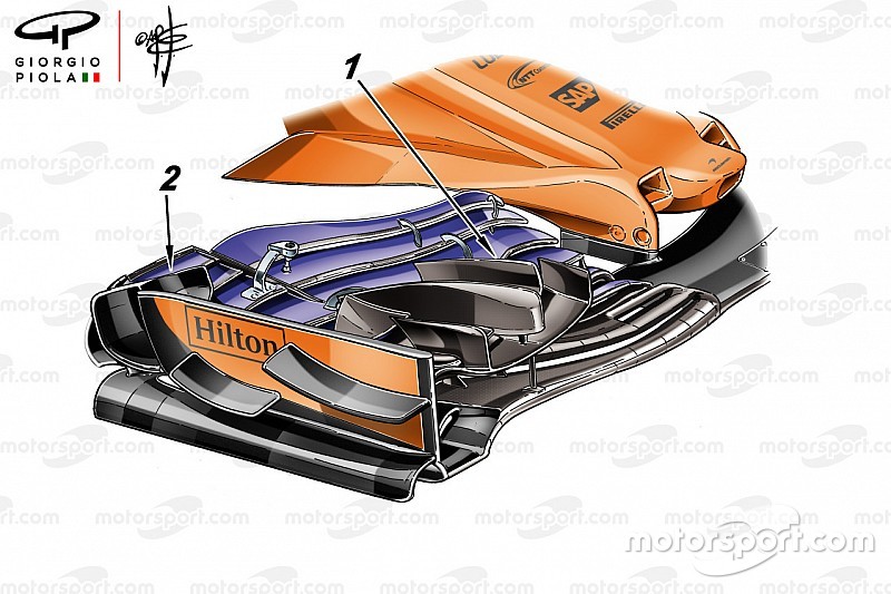 Formel-1-Technik: So funktioniert der neue McLaren-Frontflügel