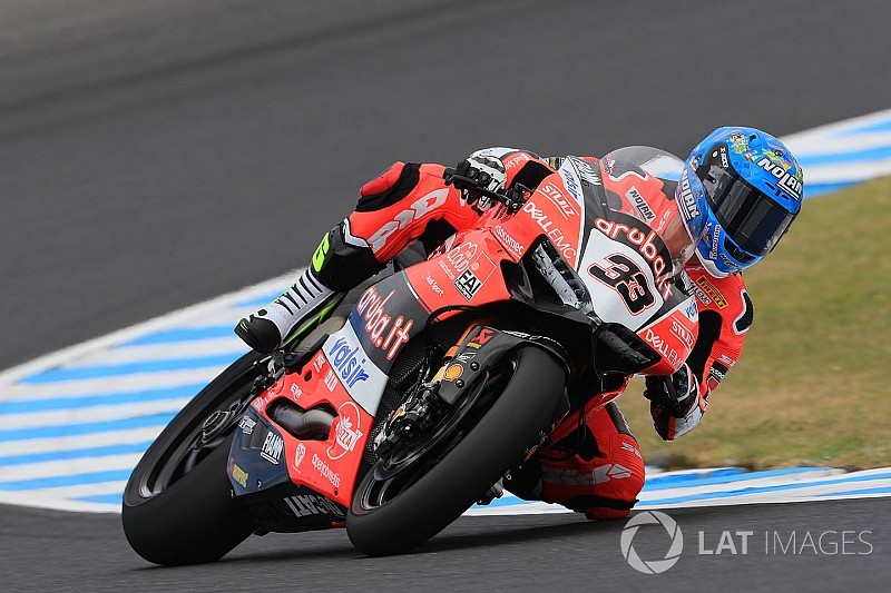 Tes WorldSBK Australia: Melandri memimpin, Rea terjatuh