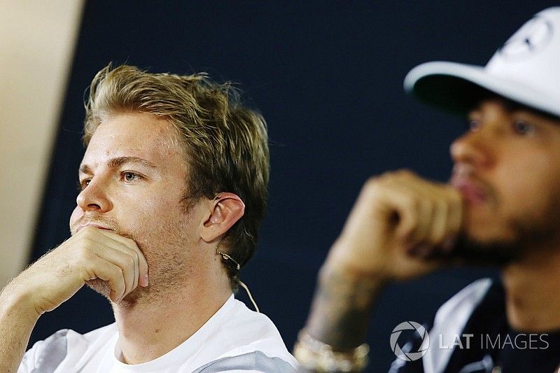 Hamilton claims of intra-team conflict a "compliment" - Rosberg