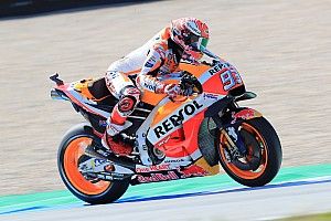Márquez: "Tuve suerte con la salvada, en ese punto podía destrozar la moto"