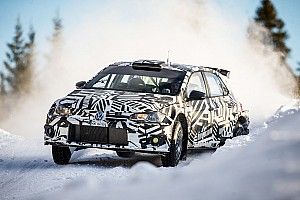 Solberg tests Volkswagen's R5 rally car