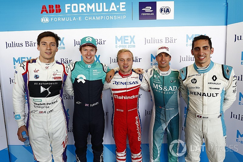 La parrilla de salida del Ciudad de México E-Prix