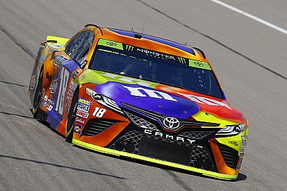 Kyle Busch wins Stage 1 at Kansas as trouble befalls title rivals