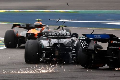 F1: McLaren culpa Antonelli por batida com Piastri; Leclerc concorda