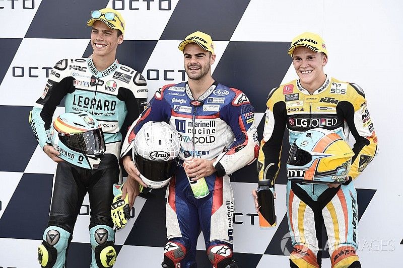 Fenati op Silverstone voor het eerst dit seizoen van pole, P7 Bendsneyder