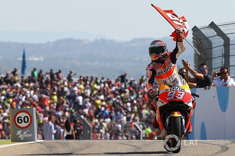 Márquez gana en Aragón y se escapa al frente del Mundial