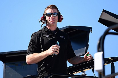 Edwards back at the track, bringing his helmet and suit "just in case"