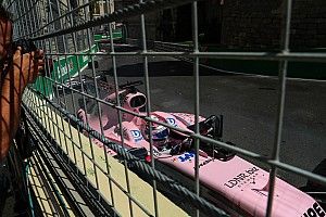 Perez wants Baku crash kerb changed overnight