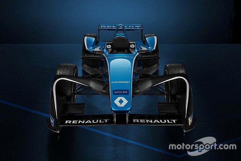 Nouvelle livrée de la Renault e.Dams Z.E.17