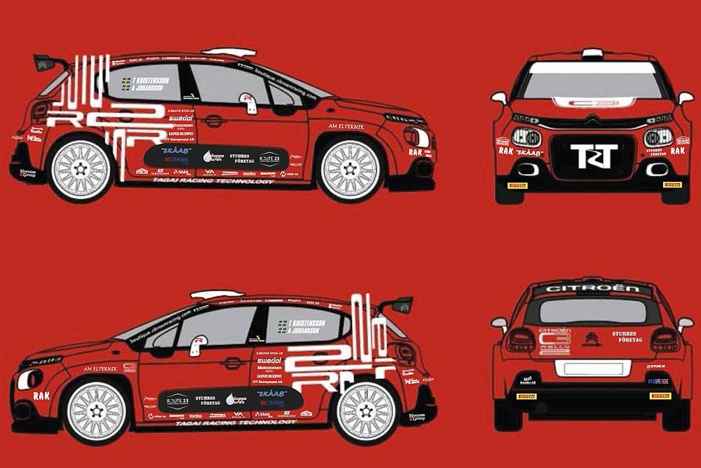Tom Kristensson, Andreas Johansson, Citroen C3 Rally2