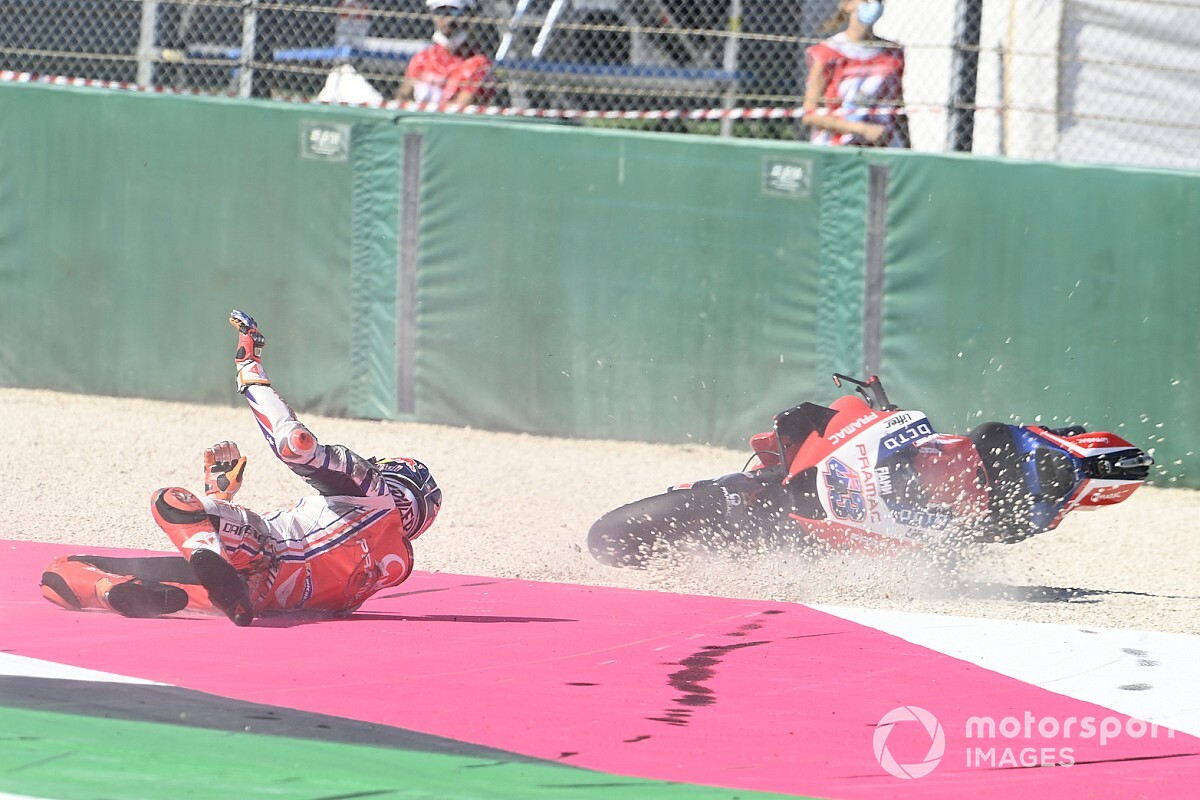GALERÍA: secuencia de la caída de Jack Miller en Misano