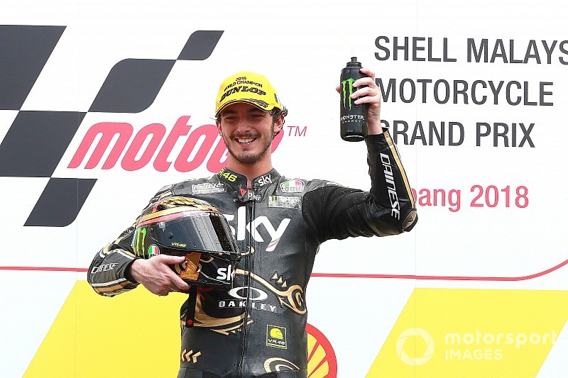 Marini gana en Sepang y Bagnaia se convierte en campeón de Moto2