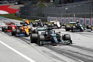 De startopstelling voor de F1 Grand Prix van Stiermarken