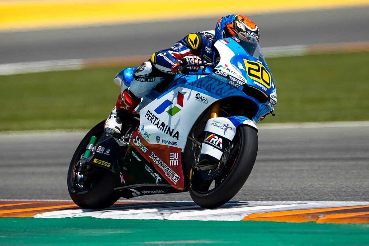 Hasil Race CEV Moto2 Valencia: Dimas Ekky P5