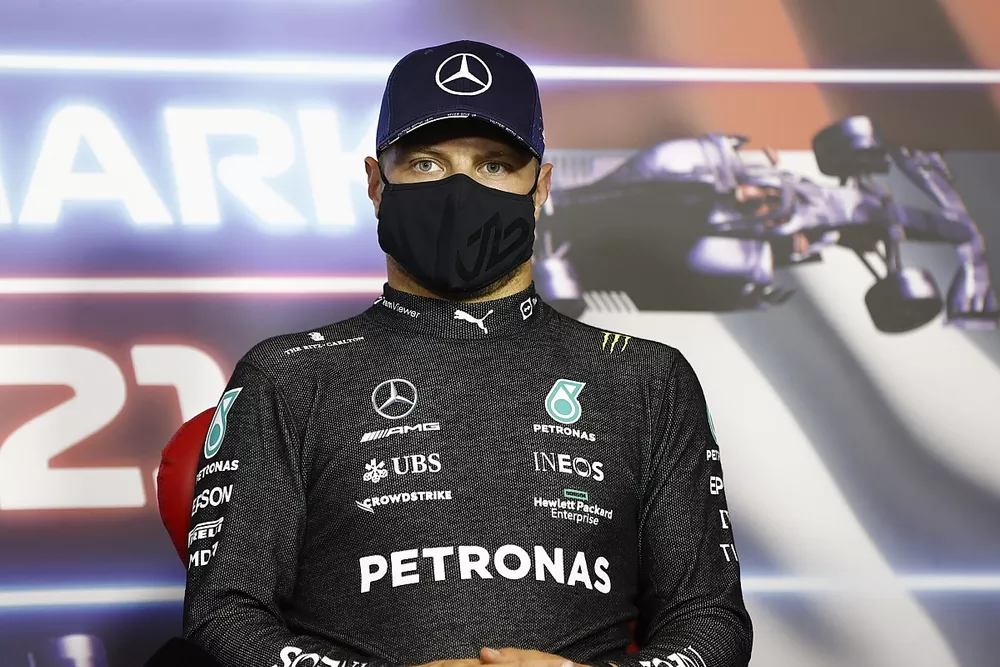 Valtteri Bottas, Mercedes, 3rd position, in the Press Conference