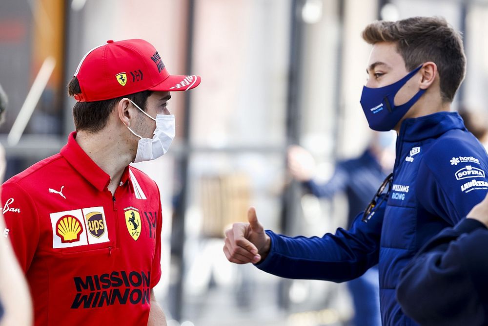 Leclerc, Russell'a kendisine çok fazla baskı yapmaması tavsiyesinde bulundu
