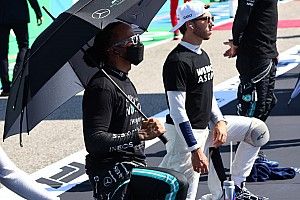 Hamilton targets "impactful" action as F1 ends pre-race knee ceremony