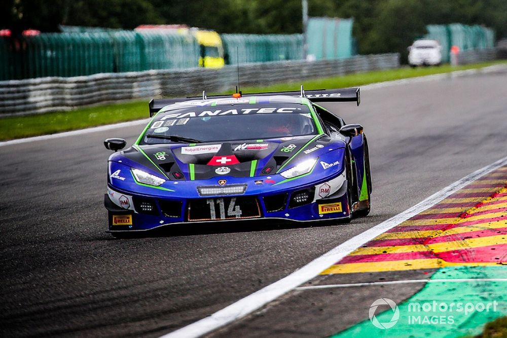 #114 Emil Frey Racing Lamborghini Huracan GT3 Evo: Arthur Rougier, Konsta Lappalainen, Jack Aitken