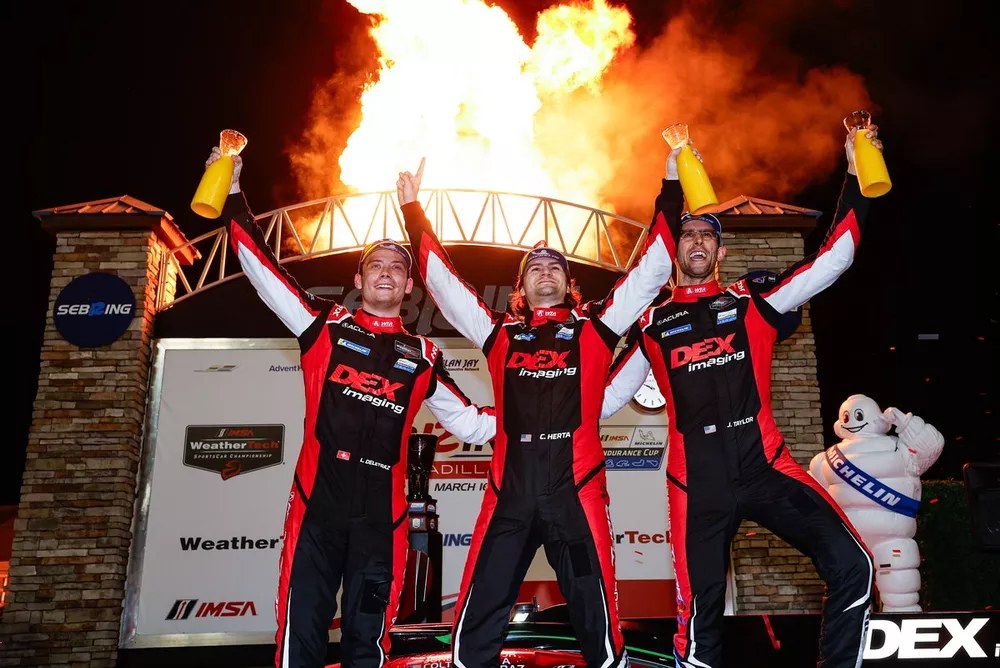 Race winners #40: Wayne Taylor Racing with Andretti, Acura ARX-06, GTP: Jordan Taylor, Louis Deletraz, Colton Herta