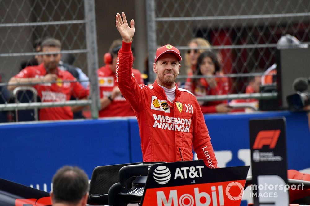 Sebastian Vettel, Ferrari, after Qualifying