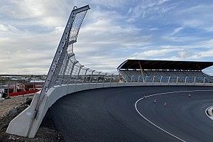 Reveladas las primeras imágenes del peralte de Zandvoort
