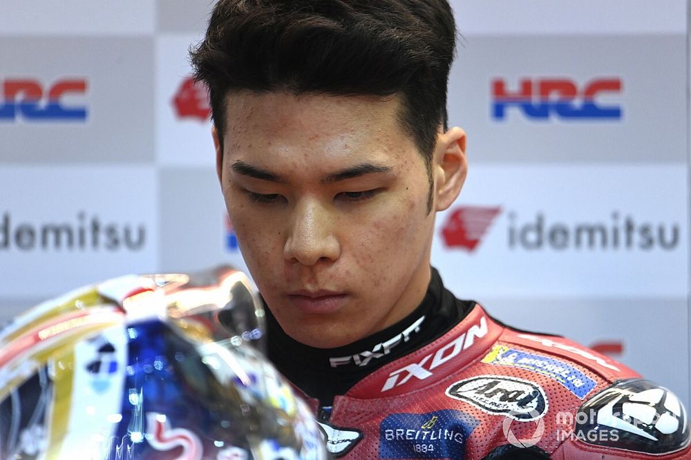 Une chute à grande vitesse n'entame pas la volonté de Nakagami