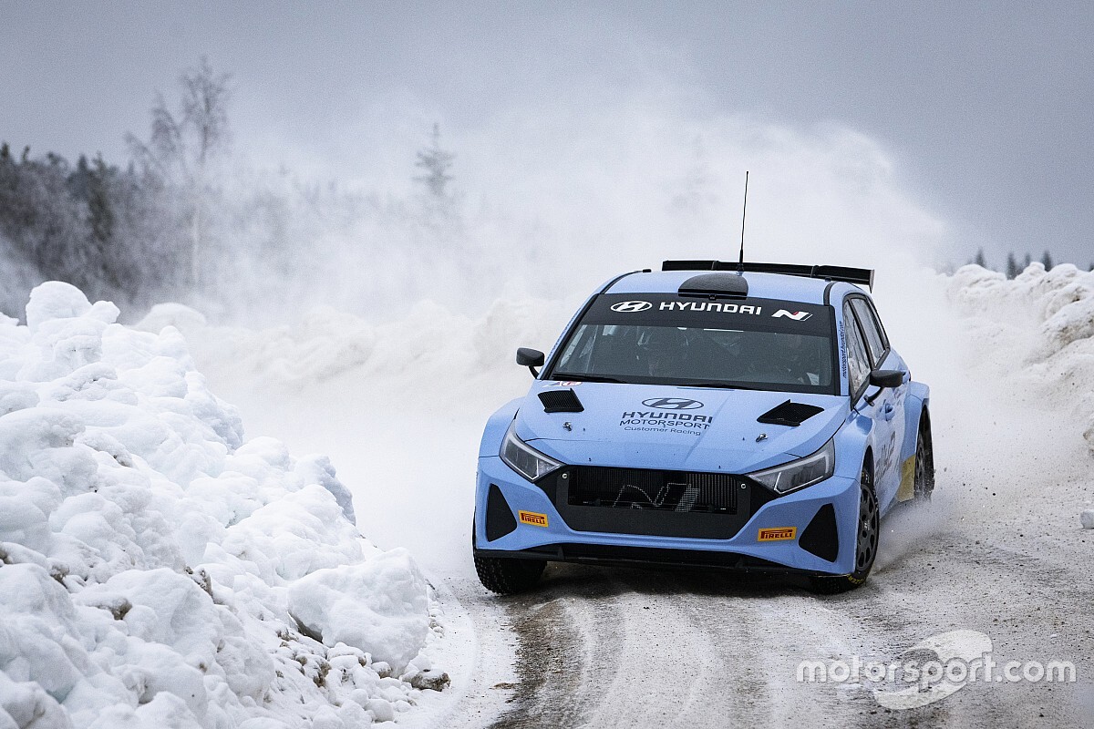 Solberg e Breen continuano i test con la Hyundai Rally2 su neve