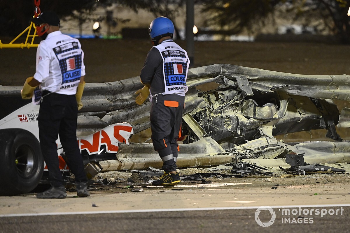 Crash Grosjean, Steiner: "Romain salvo grazie a cose come l'Halo"