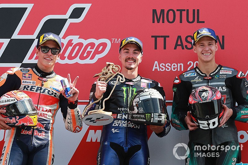Viñales vence a Márquez para ganar por primera vez en 2019