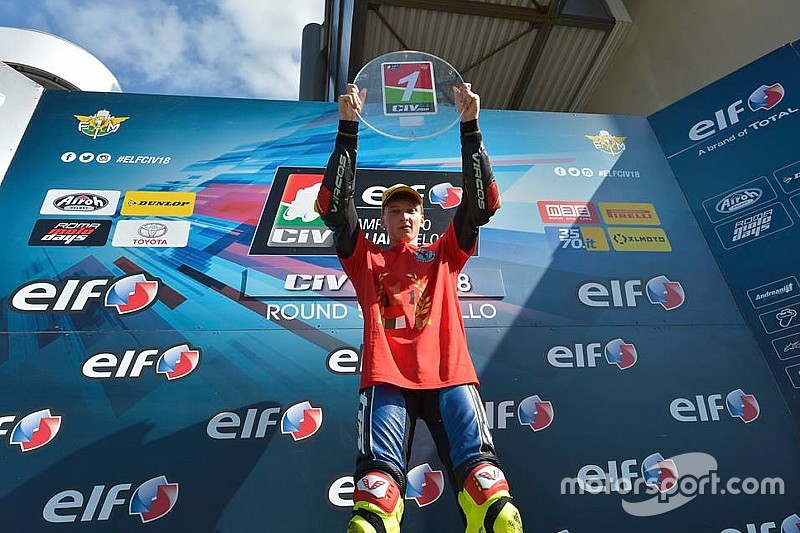 Kevin Zannoni è il campione del CIV Moto3 con due gare d'anticipo