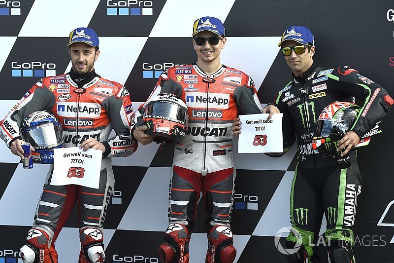 Стартова решітка MotoGP Гран Прі Великої Британії