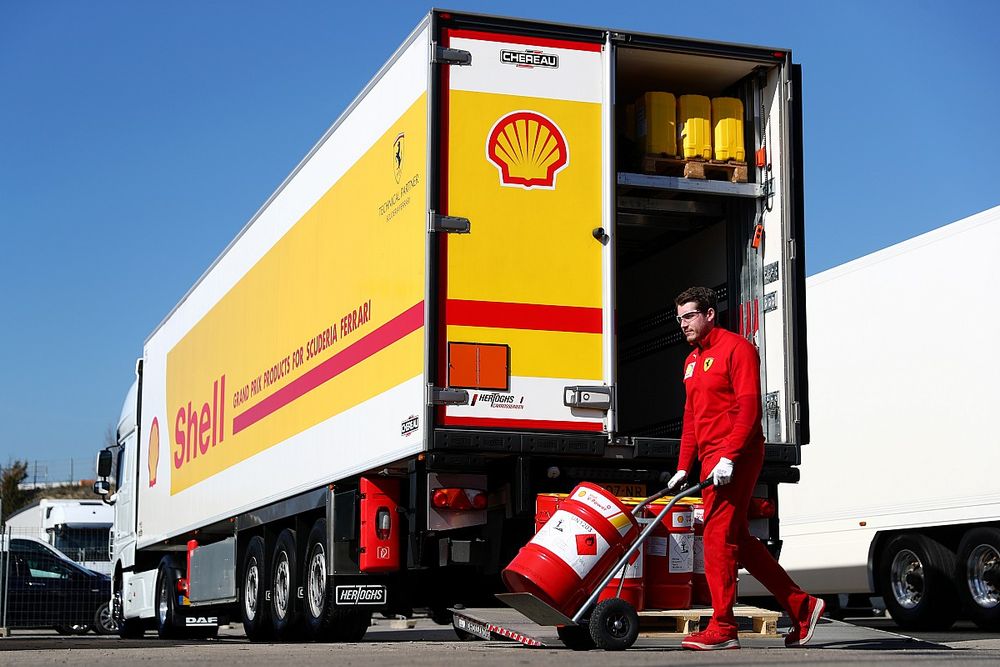 Ferrari Shell track lab