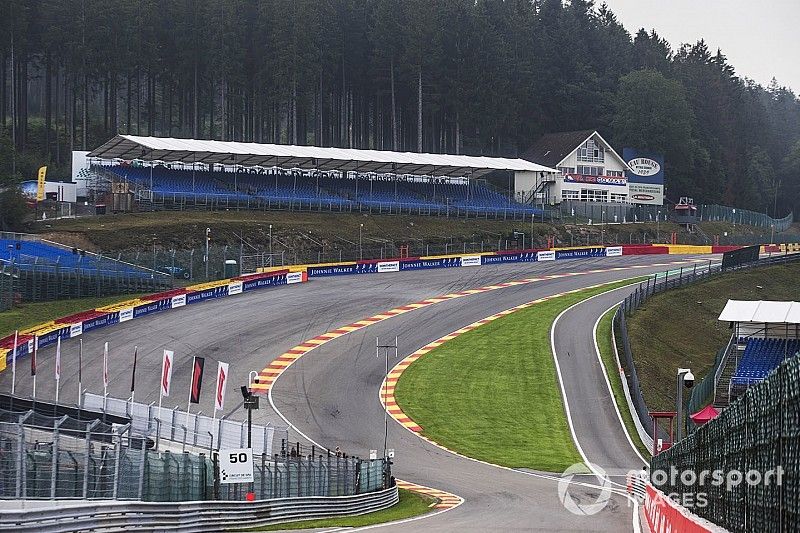 A scenic view of Eau Rouge