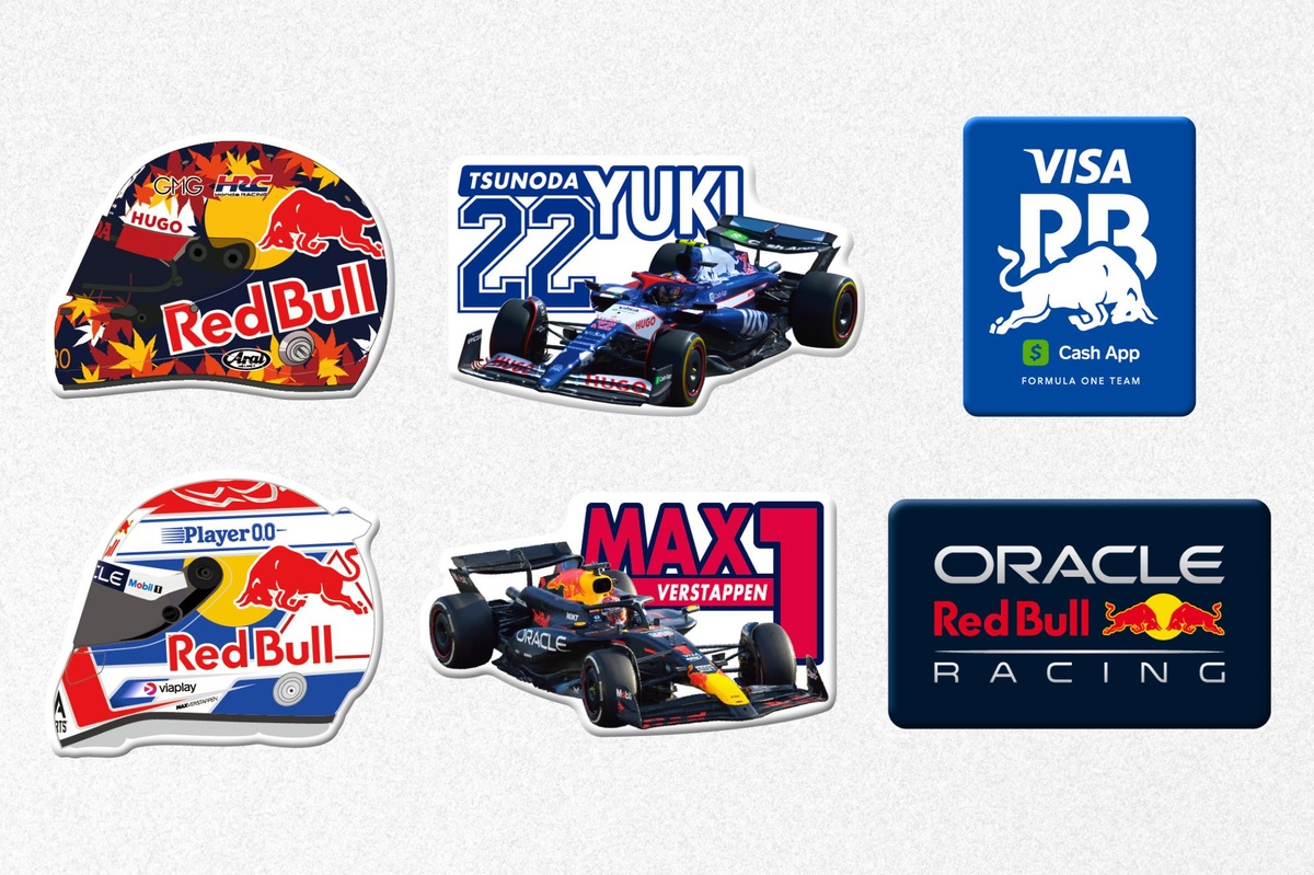 F1 レッドブル　RB ポストカード F1 Red Bull レッドブルポストカード角田裕毅フェルスタッペン