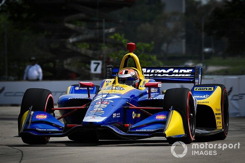 Rossi logra la pole en Detroit y O'Ward arrancará séptimo