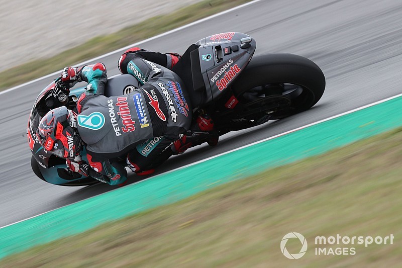 Quartararo : "Surpris de voir ce temps sur mon tableau de bord"