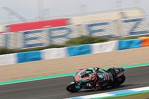 Quartararo se desquita del abandono en Jerez liderando el test