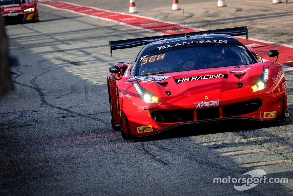 #444 HB Racing Ferrari 488 GT3: Wolfgang Triller, Florian Scholze