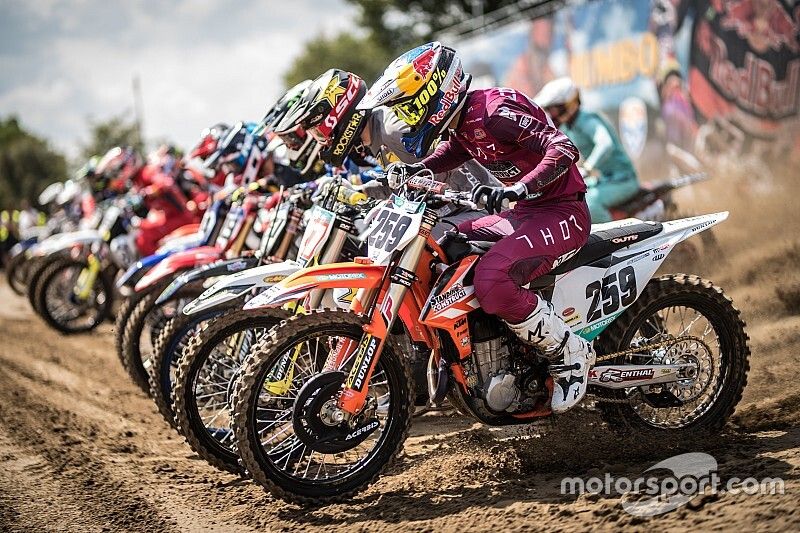 Start MX1 met Glenn Coldenhoff en Arminas Jasikonis