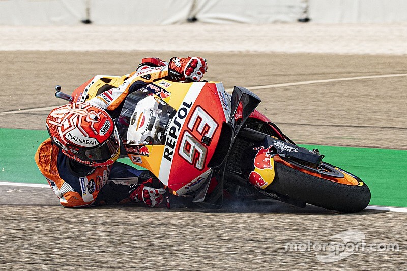 Marc Márquez s'attendait à chuter vendredi après-midi