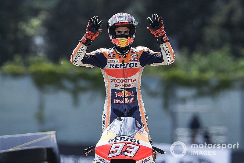 Saat unggul jauh di Sachsenring, Marquez pikirkan Austin