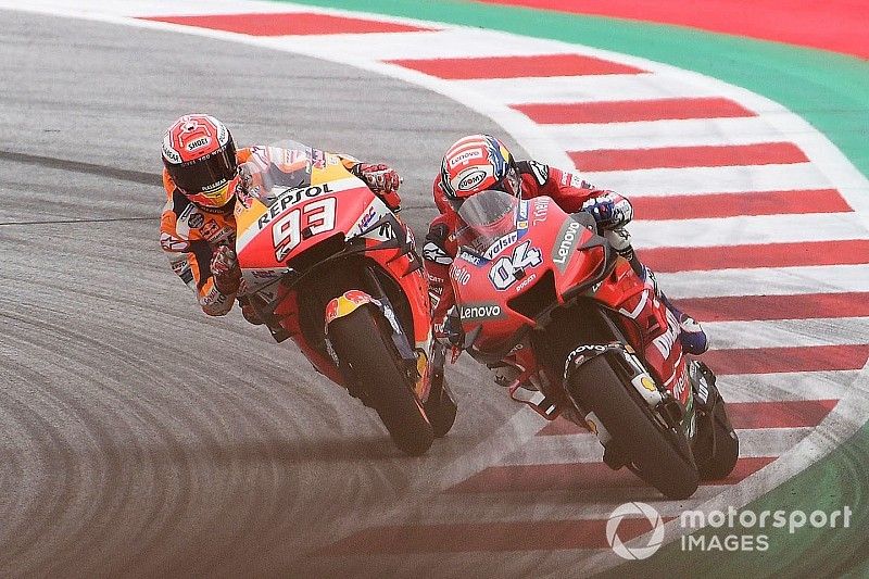 Andrea Dovizioso, Ducati Team, Marc Marquez, Repsol Honda Team