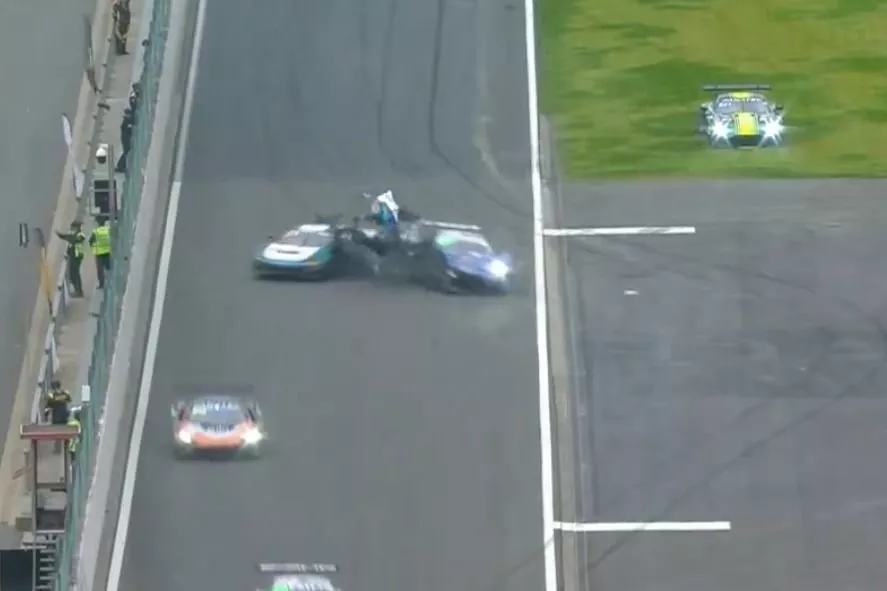 Accidente 24 Horas de Spa