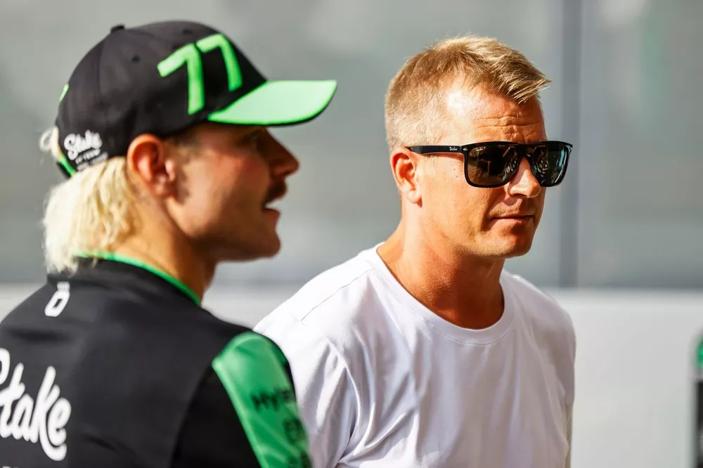 Kimi Raikkonen en Valtteri Bottas, Stake F1 Team KICK Sauber 
