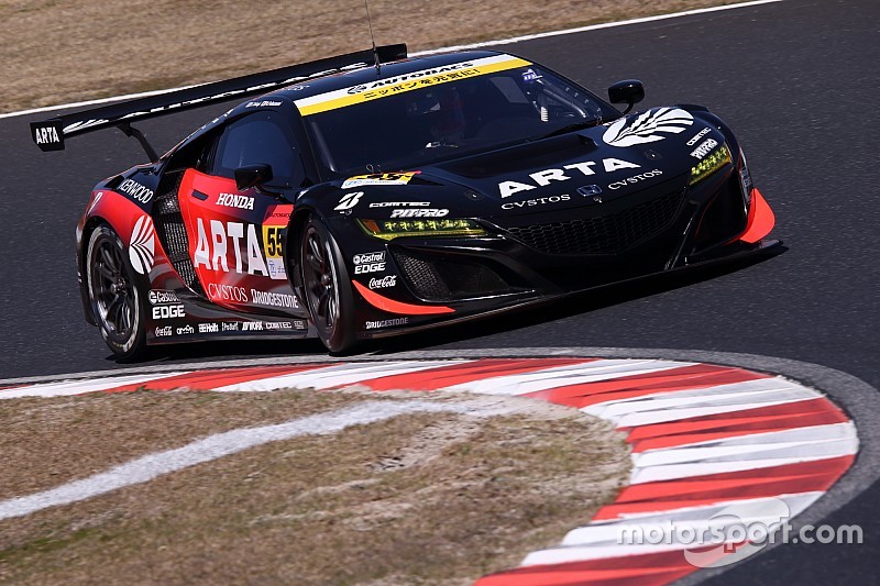 第1戦岡山|GT300クラスはBSタイヤ勢がトップ4独占、ARTA NSX GT3がポール獲得