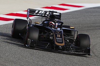 Fotostrecke: Der Schweizer Romain Grosjean beim Grand Prix von Bahrain