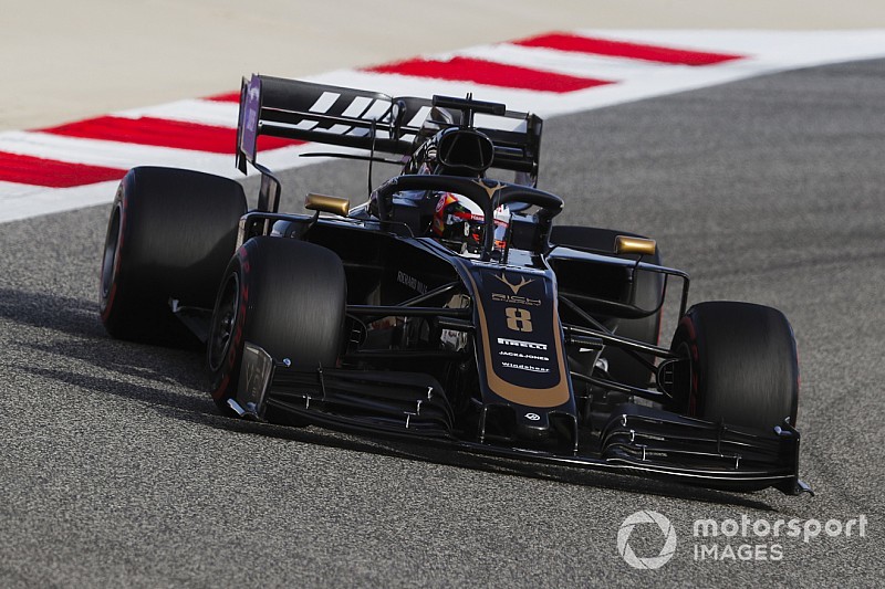 Diaporama: le suisse Romain Grosjean au Grand Prix de Bahreïn